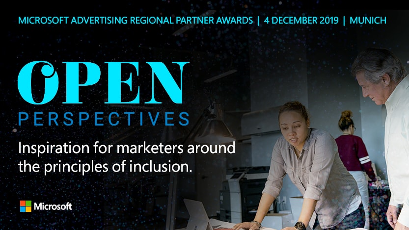Open Perspectives was held at the Microsoft Advertising Regional Partner Awards in Munich.