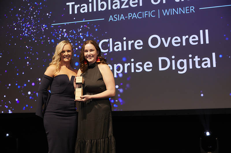 Trailblazer of the Year award winner: Claire Overell of Reprise Digital
