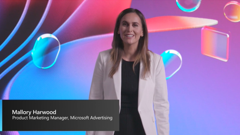 Image of Product Marketing Manager Mallory Harwood on the video “The Art of visual storytelling”.